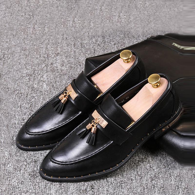 Microfiber Slip-On Men's Dress Shoes