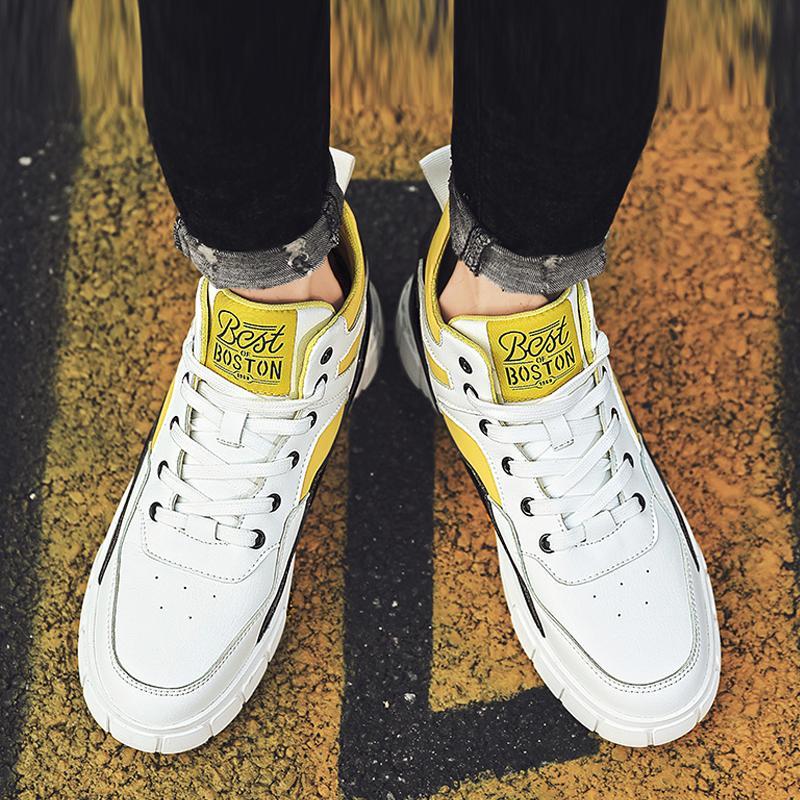 Microfiber Lace Up Men's Sneakers