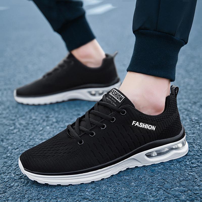 Mesh Lace Up Fashion Men's Sneakers