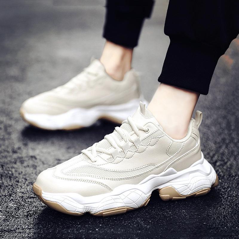 Microfiber Lace Up Men's Sneakers