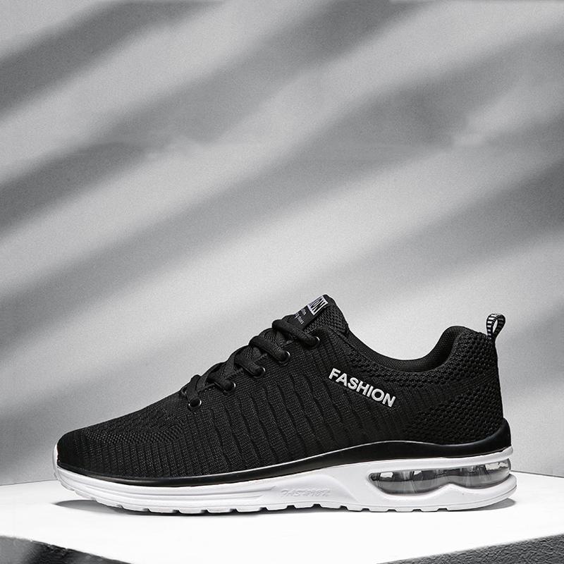 Mesh Lace Up Fashion Men's Sneakers