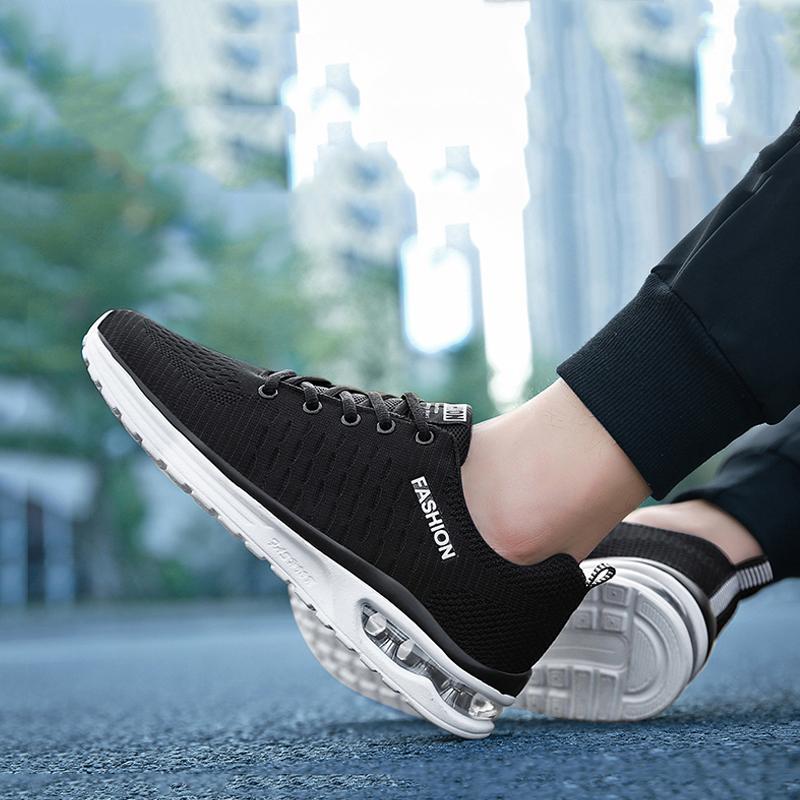 Mesh Lace Up Fashion Men's Sneakers