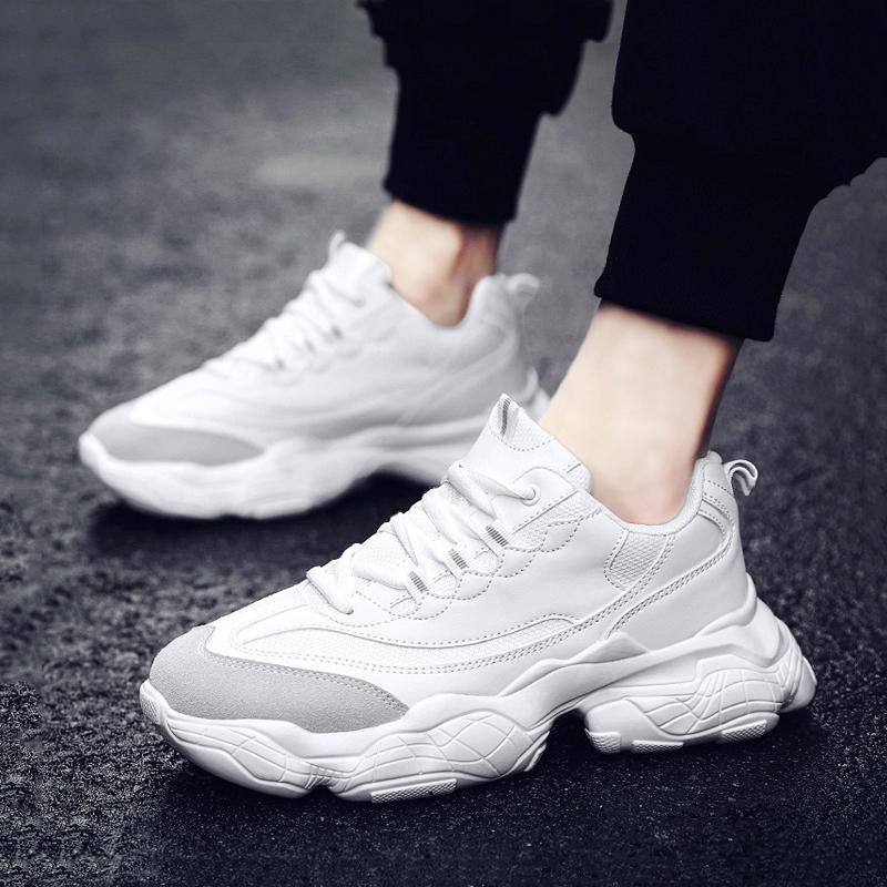 Microfiber Lace Up Men's Sneakers