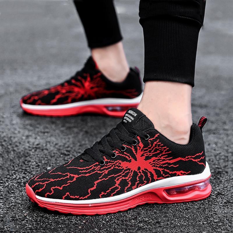 Mesh Lace Up Fashion Men's Sneakers