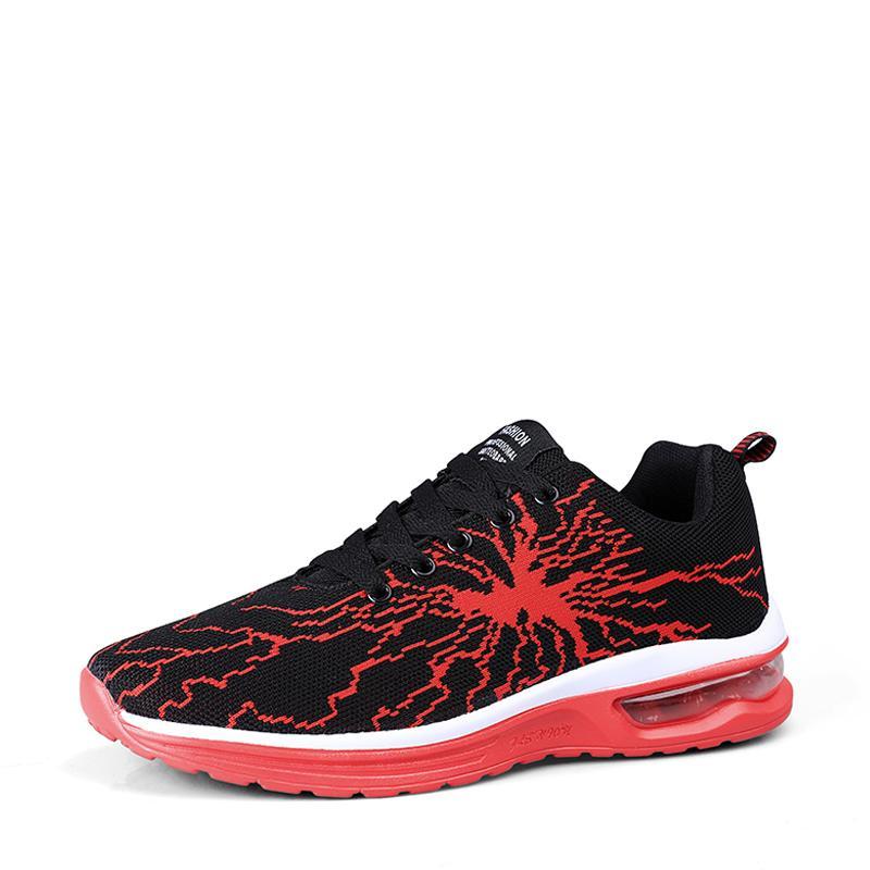 Mesh Lace Up Fashion Men's Sneakers