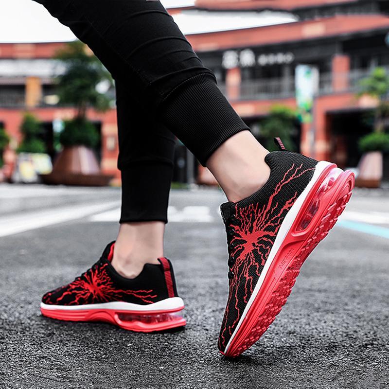 Mesh Lace Up Fashion Men's Sneakers