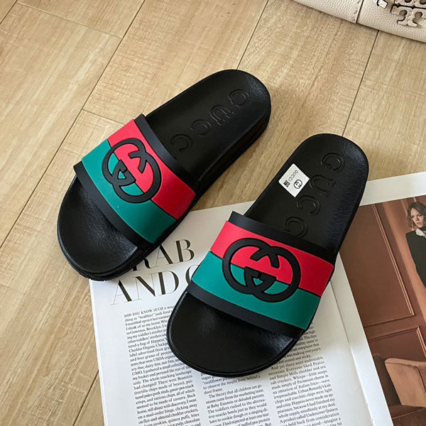 Fashion Printed Flat Slippers