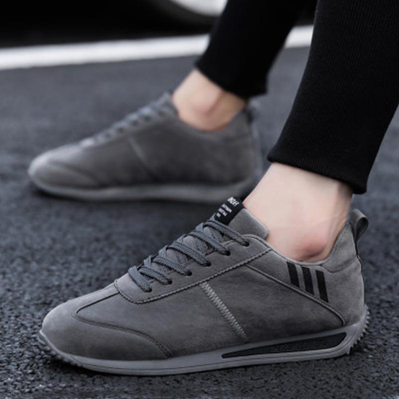 Suede Lace Up Men's Sneakers