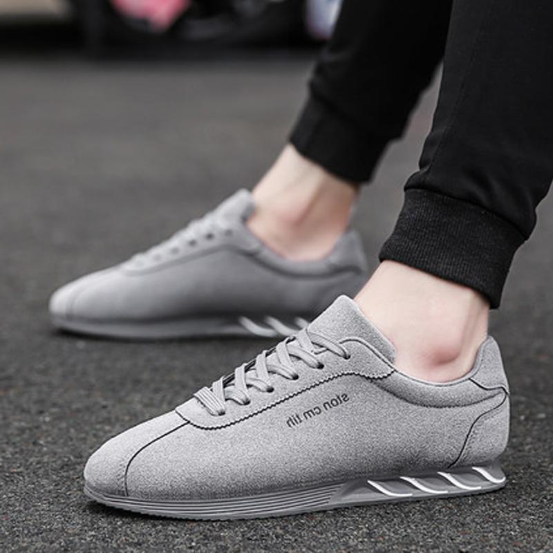 Suede Lace Up Men's Sneakers