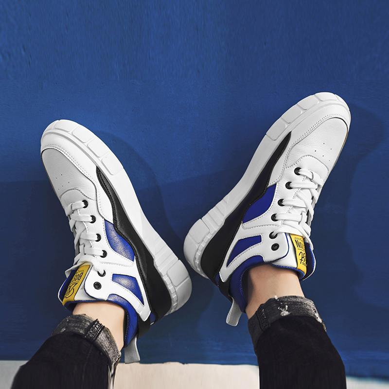 Microfiber Lace Up Men's Sneakers