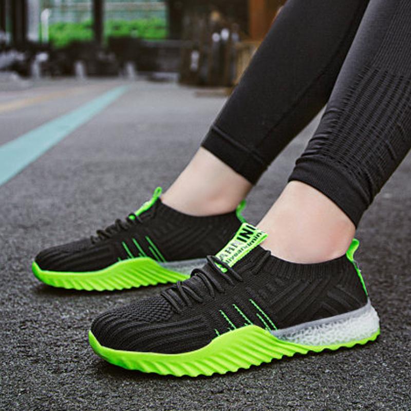 Breathable Mesh Lace Up Men's Sneakers
