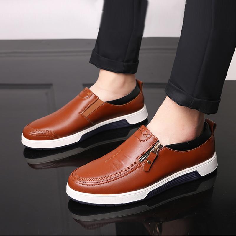 Cowhide Slip On Men's Loafers
