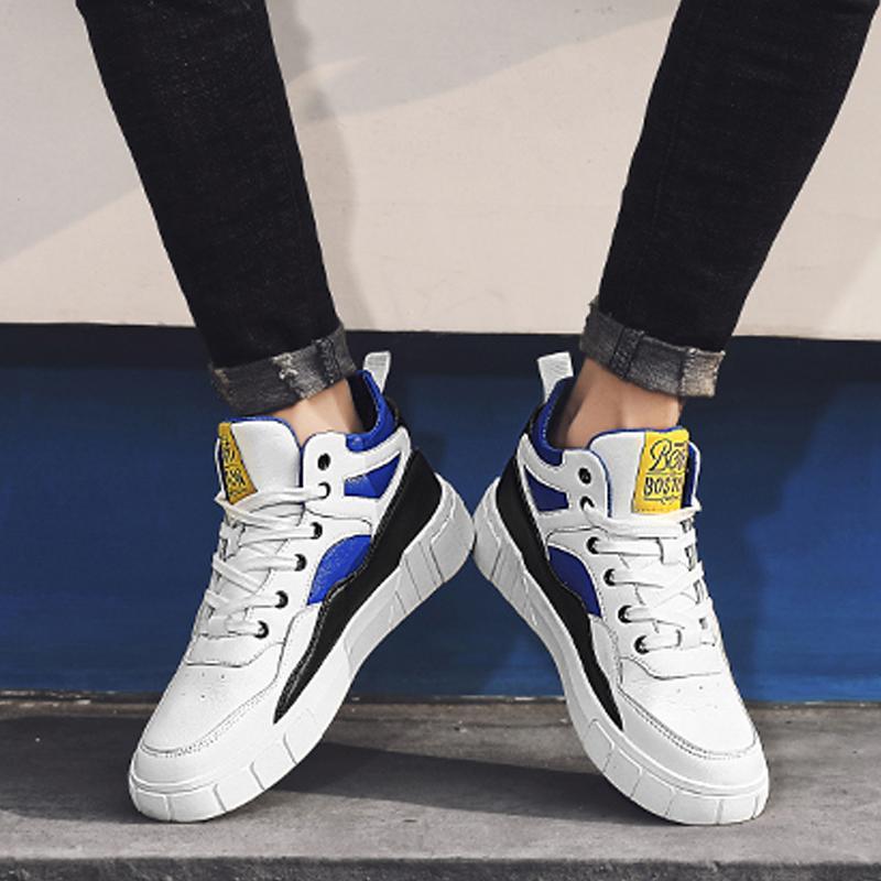 Microfiber Lace Up Men's Sneakers