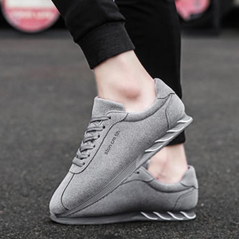 Suede Lace Up Men's Sneakers
