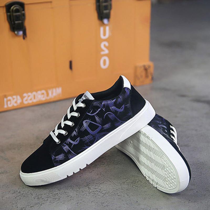Canvas Cloth Lace Up Men's Sneakers