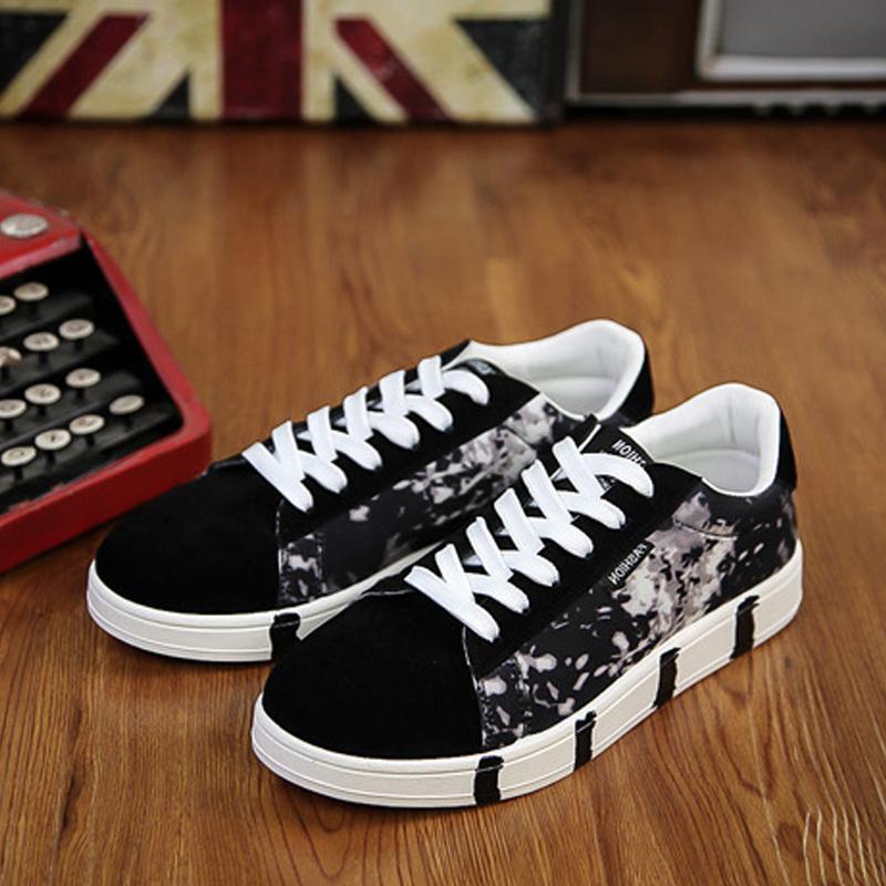 Canvas Cloth Lace Up Men's Sneakers