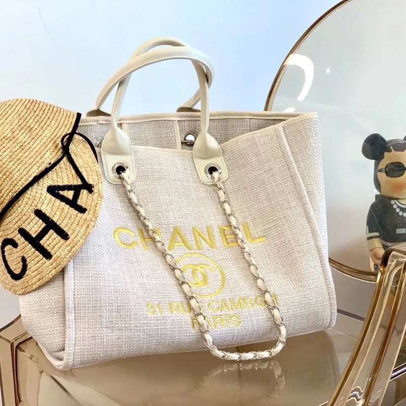 Classic Embroidered Beach Handbag