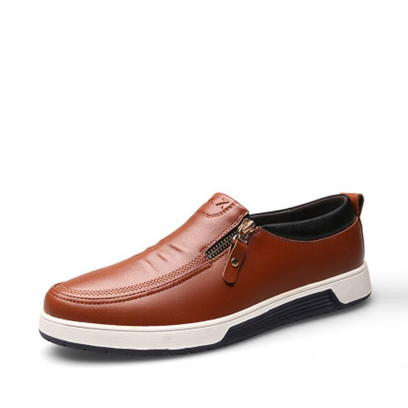Cowhide Slip On Men's Loafers