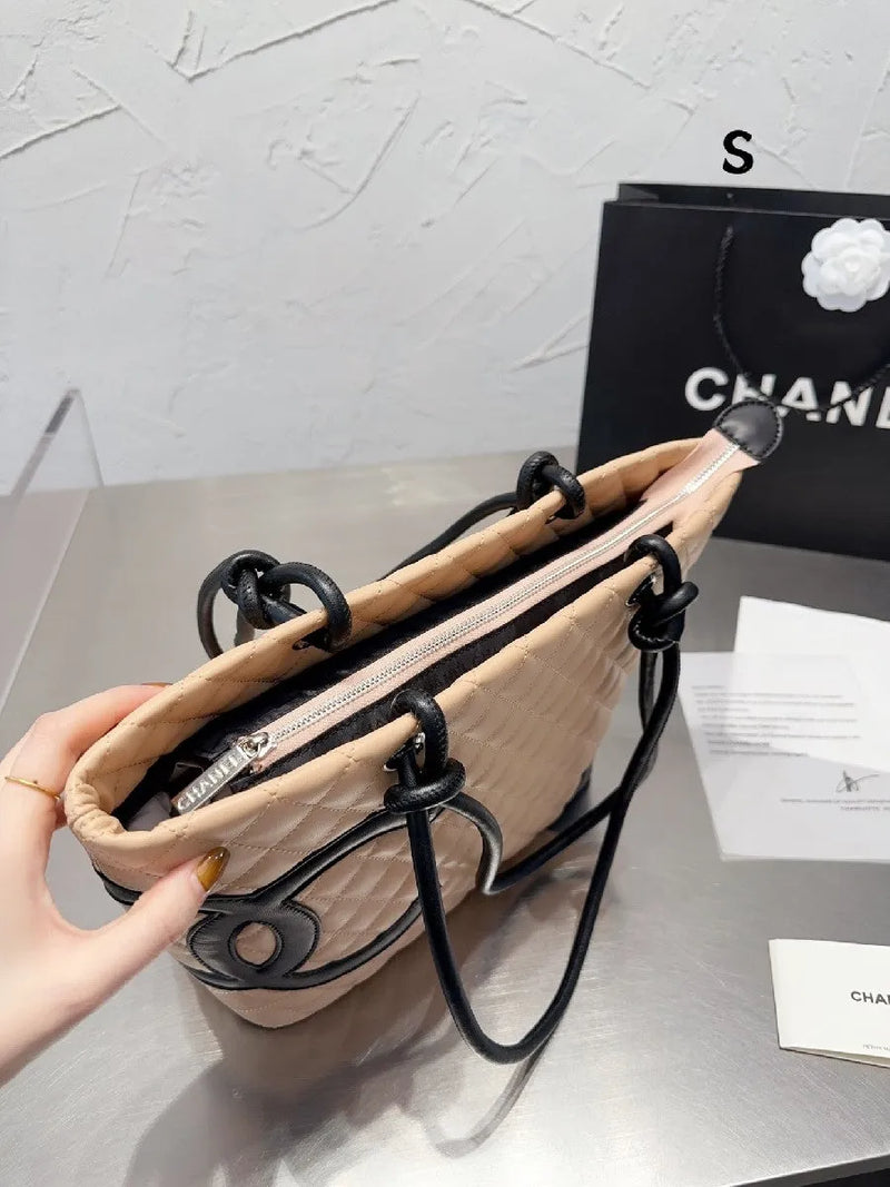 Fashion 4 Color Leather Shopping Bag