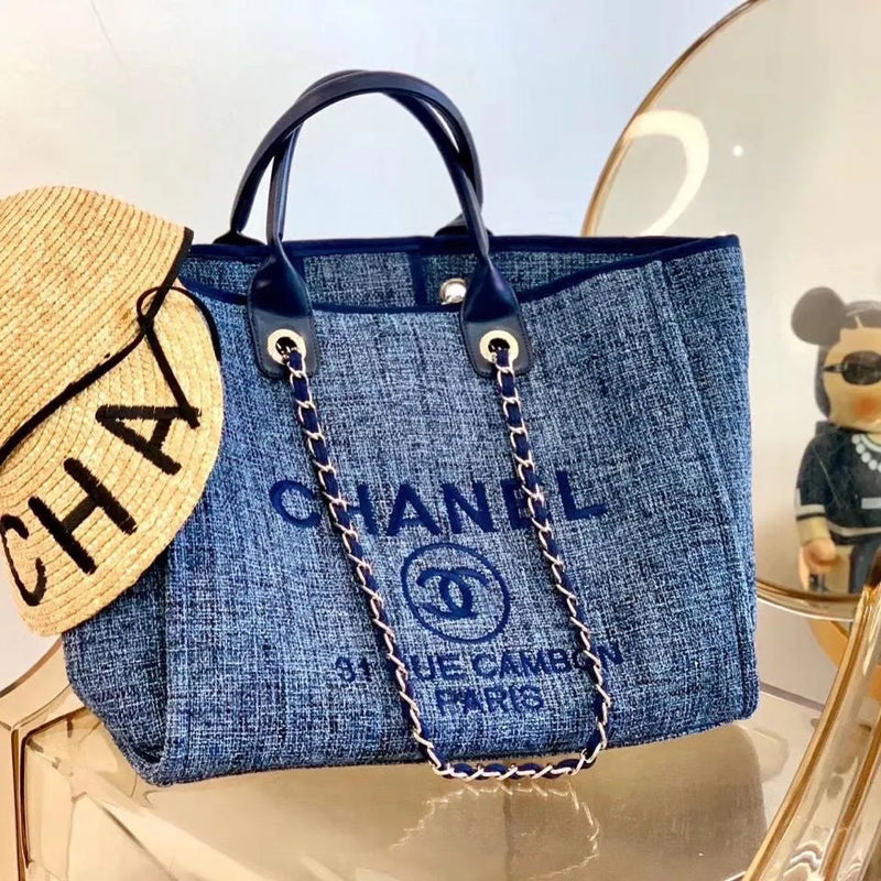 Classic Embroidered Beach Handbag
