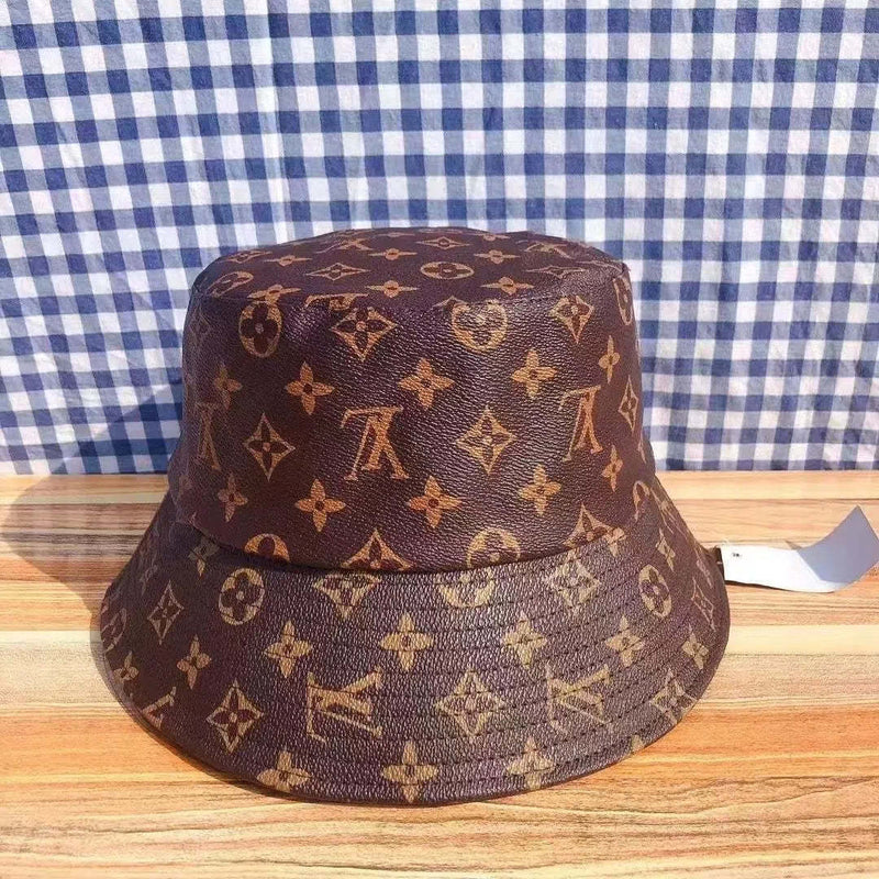 Leather Classic Fisherman Hat For Men And Women