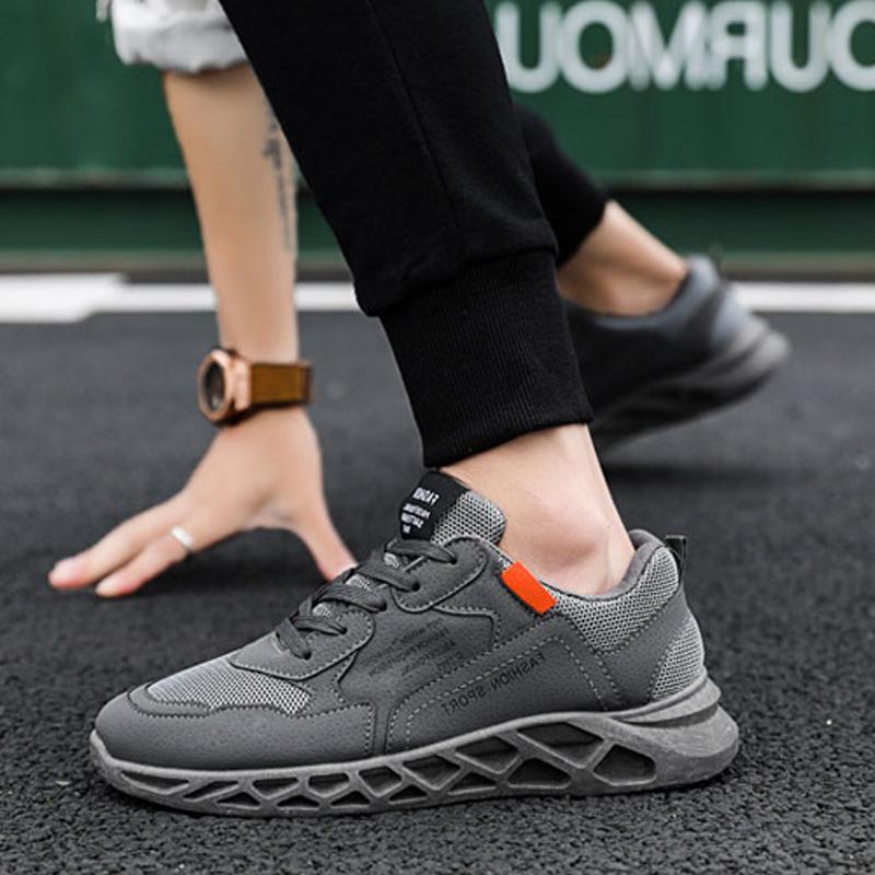 Mesh Lace Up Runing Men's Sneakers