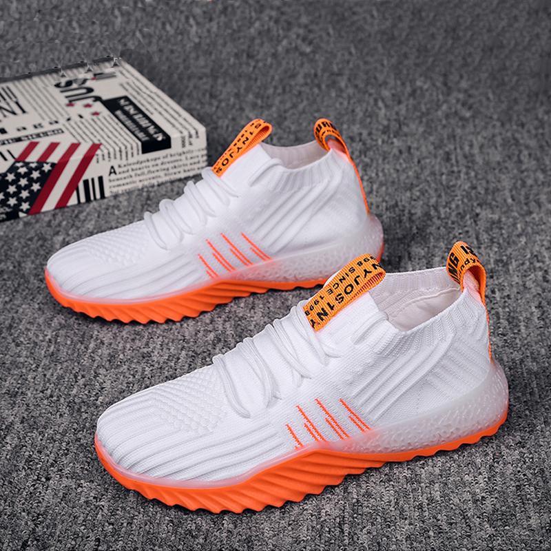 Breathable Mesh Lace Up Men's Sneakers