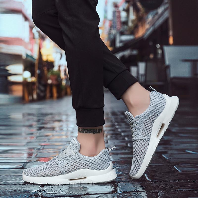 Mesh Lace Up Men's Sneakers