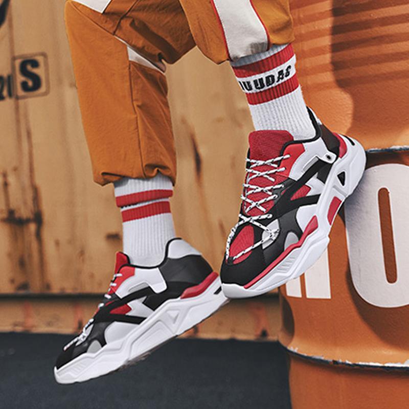 Mesh Lace Up Runing Men's Sneakers