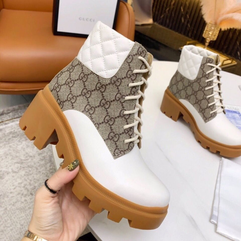 Chunky Heel Fashion Ankle Boots