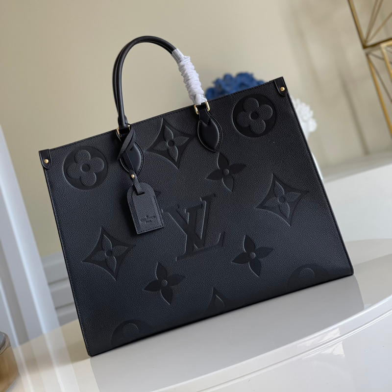 Handmade Leather Handbag On The Go Black