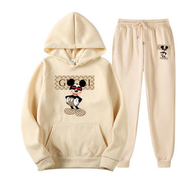 Letter Print Casual Sports Suit