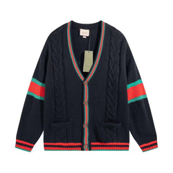 Letter Print Cardigan Sweater