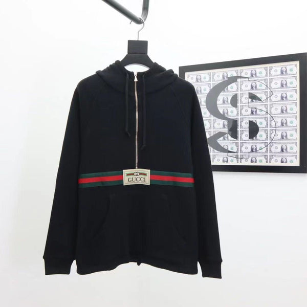 Fashion Printed Zipper Sweatshirt