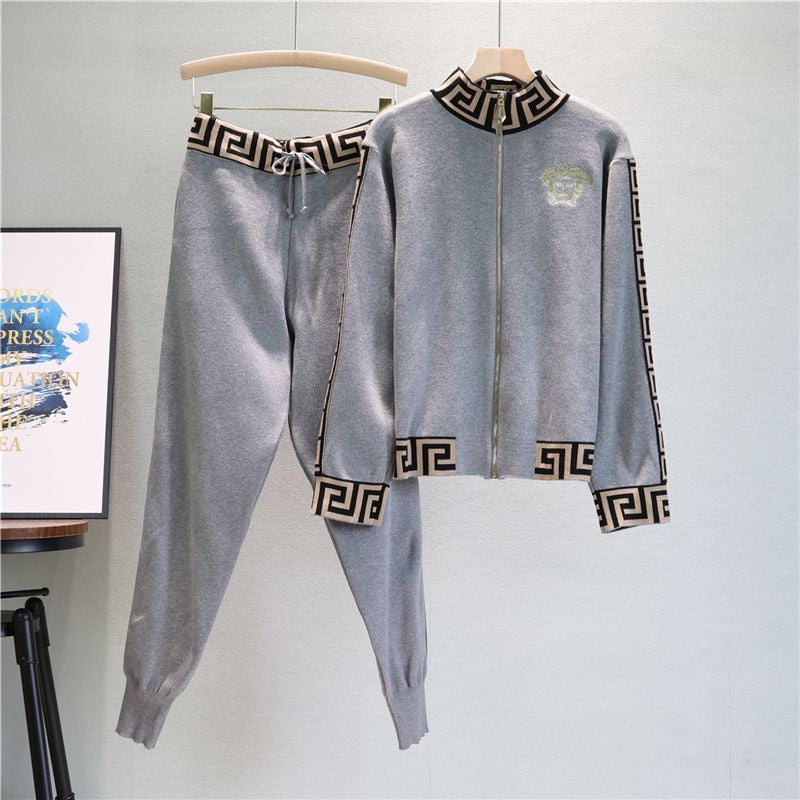Women's Letter Print Sports Suit