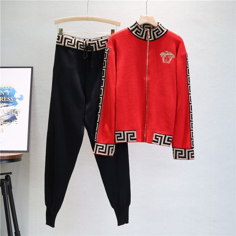 Women's Letter Print Sports Suit