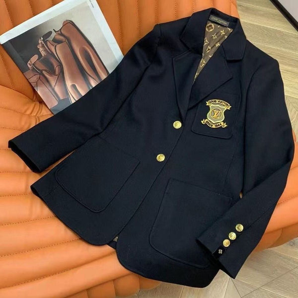 Women's Letter Print Blazer