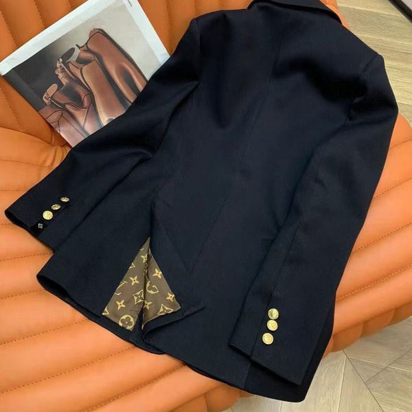 Women's Letter Print Blazer