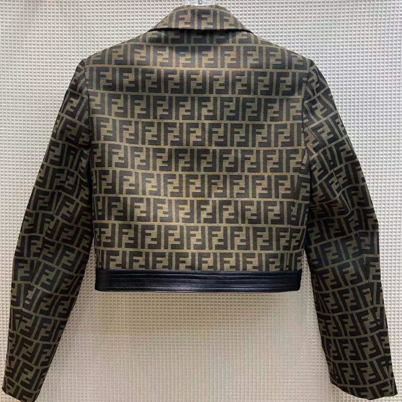 Women's Letter Print Jacket And Skirt Suit