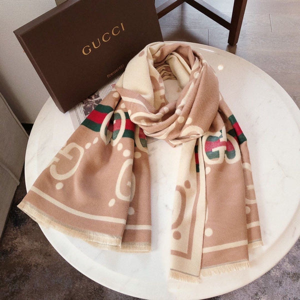 Fashion Letter Printed Cashmere Scarf