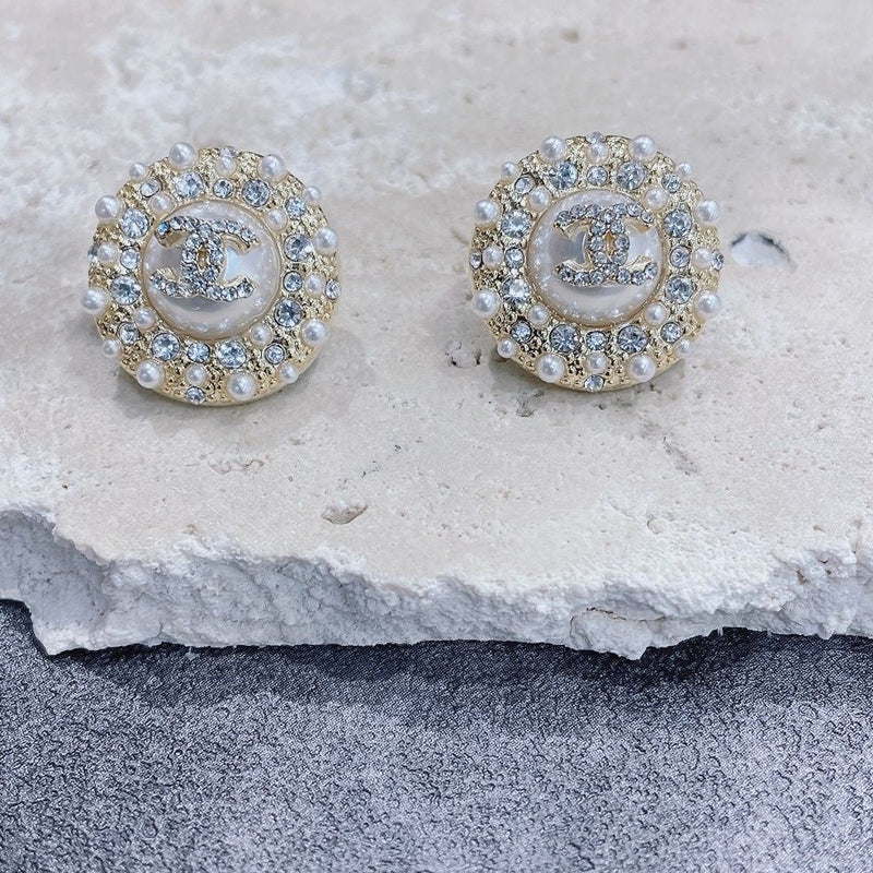 Vintage Letter Decoration Earrings