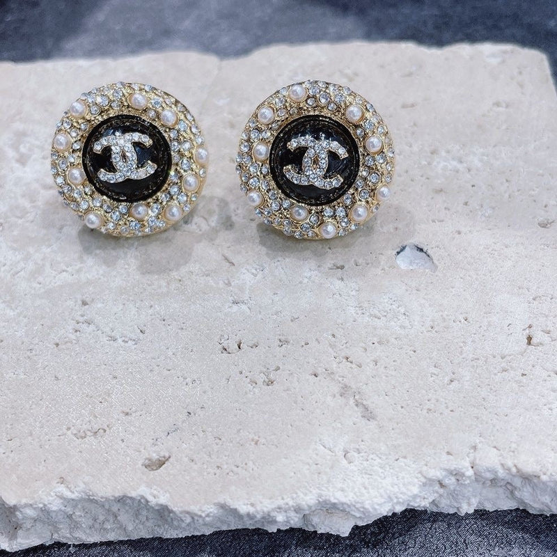 Vintage Letter Decoration Earrings