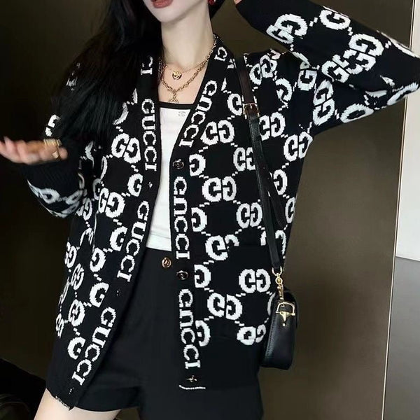 Fashion Letter Printed Brand Sweater