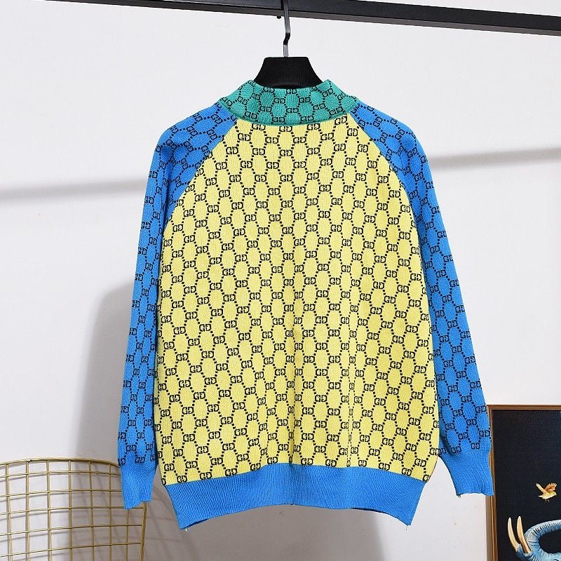 Letter Print Color Block Set