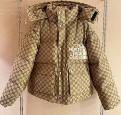 New Fashion High-End Flocking Down Jacket