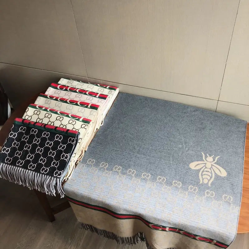 New Double-Sided Two-Color Scarf Shawl