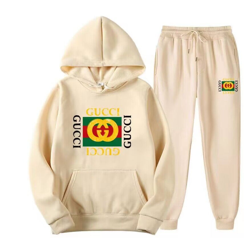 Letter Print Sportswear 2-Piece Set