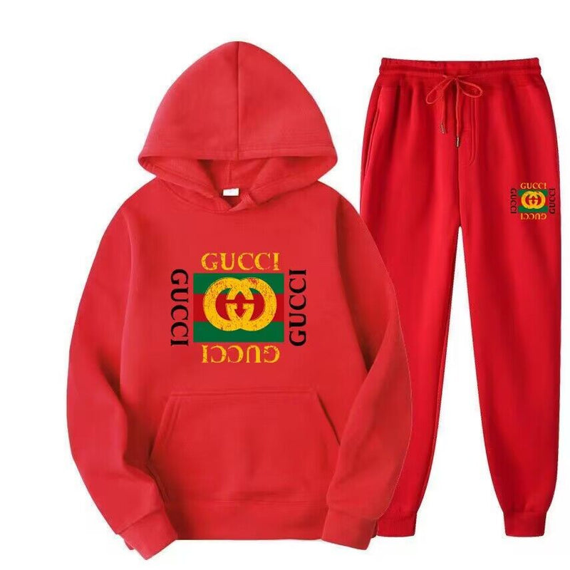 Letter Print Sportswear 2-Piece Set