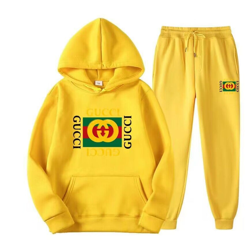 Letter Print Sportswear 2-Piece Set