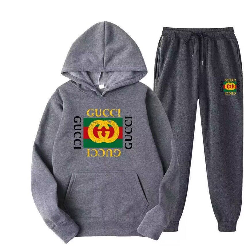 Letter Print Sportswear 2-Piece Set